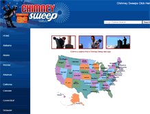Tablet Screenshot of chimneysweepusa.com